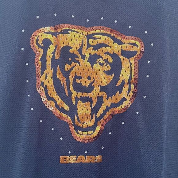 Majestic NFL Chicago Bears Lace Detail Top Size XL - Picture 4 of 7